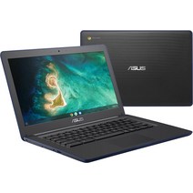 ASUS Chromebook C403 러기드 액체 유입 방지 노트북 14.034 HD 180도 Intel Celeron N3350 프로세서 4GB RAM 32GB eMMC MIL-
