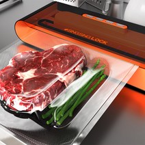 [TV홈쇼핑정품 인포벨]이용식 10초 밀폐 진공 포장기 싱싱 잠그미 초고속 가정용 실링기 비닐 압축기, 본체 SET + 전용팩 10장