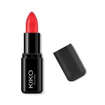 KIKO MILANO 스마트 퓨전 립스틱 414 풍부하고 영양이 풍부한 밝은 마감 4420273338, Poppy Red