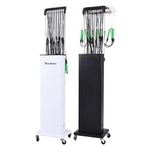 미용실 디지털 파마기 높이 140cm 열처리기 셋팅 펌, 블랙 40 헤드 60바 케이블박스 포함