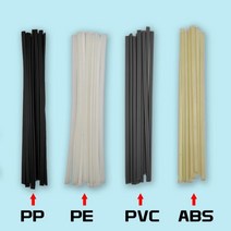 용접봉 스텐 알루미늄 플라스틱 200mm 길이 ABS/PP/PVC/PE 용접 스틱 5x2mm 용접기용 40 개, PP