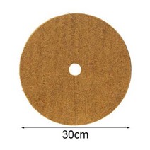씨거적 볏짚거적 종자거적 식물 화분 겨울 보호 코코넛 뿌리 덮개 디스크 잡초 방제 정원 덩어리 매트 10, 01 베이지_06 40cm