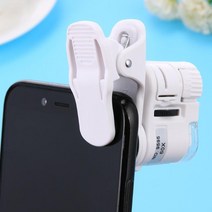 호환 60X 돋보기 범용 LED 휴대 전화 현미경 악기 매크로 렌즈 광학 줌 마이크로 카메라 클립