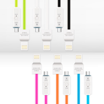 [KT알파쇼핑]칼론 FASHION OTG DOUBLE USB 충전데이터 5핀 케이블, 칼론 FASHION OTG DOUBLE USB 케이블 블랙