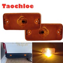 이베코-방향 지시등 마커 라이트 사이드 유럽 스타 440 Oem 41200664 용 데일리 조명 2 개, 02 24v, 01 2pcs