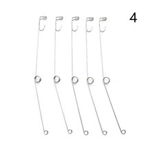 낚시후크스프링 금속 물고기 후크 스테인레스 스프링 캠핑 자동 낚시 장치 스프링 배출 후크 스테인레스 스