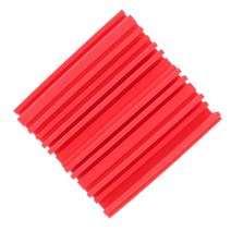 실내방음벽 가정용 아파트 방음벽 차음재 차음판 30x30x5cm 사각형 소프트 스폰지 소음 흡수 패널 작은 확산 스튜디오 KTV 계기실 방음 벽 타일, 빨간, 01 빨간