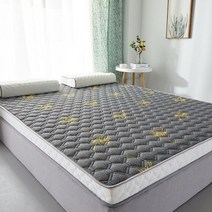 베스트 슬립 패밀리 저상 토퍼 가족 침대 매트 두꺼운 라텍스 리스 통기성 패딩 접이식, 100x200cm, 두께 6cm, 아니-5
