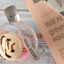 어린이 후식 스텐 아이스크림스푼 시리얼숟가락 키즈카페 젤라또 빙수 화채 푸딩