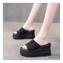 티피/Teepie 여성 슬리퍼 송편 9CM 웨지힐 가보시 여름신상 샌들