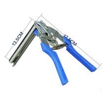 개비온철망 철망 네일 결속기 케이지 클립 플라이어 펜치 연결 수공구new red hog ring heavy duty m nail plier fencing fence 492, 푸른