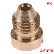 가정용호스 내열실리콘호스 베란다 수도 거치대 분사기 1.1mm1.25mm1.4mm 스노우 폼 캐논 오리피스 노즐 팁 스레드 1pc, 3