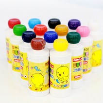 동아 노랑병아리 딩동댕 그림물감 200ml 노랑, 5개