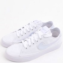 나이키 여성 캔버스 스니커즈 tennis 클래식 운동화 Le거시 단화 흰색