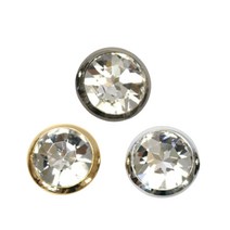 보석 장식손잡이 스톤 큐빅 서랍손잡이볼트제공, 흑니켈-볼트20mm