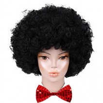 고급점보가발 블랙 뽀글이 아줌마가발, 상세페이지 참조