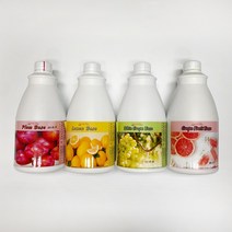 저니테일 레몬에이드용 2kg 자두맛 청포도 자몽 음료만들기 에이드만들기 카페재료, 청포도 2kg