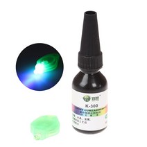 유리접착제 Kafuter- 10ml UV 접착제 경화 투명 크리스탈 및 유리 손전등 포함