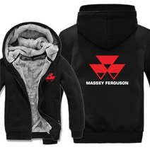 농업용 부품 기계 2022 Massey Ferguson Hoodie 남성용 지퍼 코트 양털 농업용 트랙터 운동복 캐주얼 솔리, 02 as picture1_04 XL