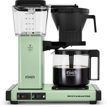 Moccamaster 53925 KBGV 셀렉트 10컵 커피 메이커 피스타치오 그린 1.25g(40온스) 10컵 1.25L 572865