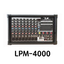 LK SOUND 신제품출시 LPM-4000 파워드믹서 400W+400W USB 개척교회 행사장 체육관 강당 앰프, 850000