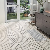 자취생활연구소 헤링본 바닥재, 72개, 아이보리