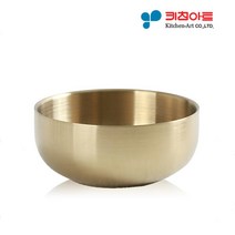 키친아트 금상첨화 티타늄 이중 국대접 14CM 국그릇, 단품