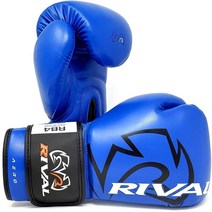RIVAL Boxing RB4 Econo 백 장갑 후크 앤 루프 클로저 - 내구성과 성능을 높이기 위한 합성 PU 외부 쉘 657913, Blue_Large