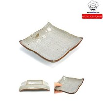 [알티피아] 로코 설화 도자기 정사각접시 13.0cm, 상세 설명 참조