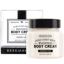 Beekman 비크만 민감 건성 피부용 로즈 고트 밀크 휩피드 바디 크림 227g Rose Apothecary, Fresh Air