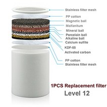 욕실 용 물 샤워 필터 정수기 경수 연화제 염소 제거 목욕 여과, 03 빨간, 03 빨간