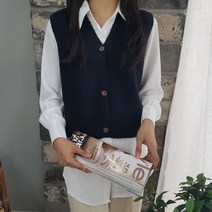 상상그이상 여성용 국내네작 와플 니트조끼 브이넥 오픈형 베스트 부드러운 필수 블라우스 코디세트 부드러운 구김없는 레이온소재 사이즈 가성비 좋은 보풀없는 조끼세트