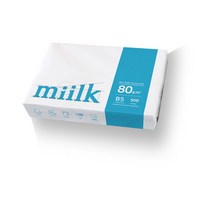한국제지 밀크 복사용지 B5용지 80g 1팩(500매) 복사지