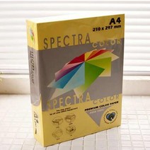 스펙트라 A4 칼라용지 색상지 색지 노랑색 500매 _ 2022885EA, 쿠팡 본상품선택