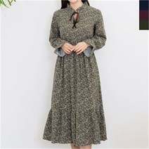 셀러허브 여성패션 [오노마] ONM 8801여자플라워밑단프릴원피스 데일리 웨어 데이트룩