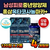 중년 남자 피로영양제 마카 비타민B군 홍삼 과라나 번아웃 영양제 보충제 비타민B 면역력 지구력 40대 50대 60대 남가새 판토텐산 나이아신 비수리 마카 실크펩타이드 직장인 사무직