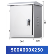 배전함 CCTV 함체 야외 스테인레스 스텐 분배 상자 통신 방수 설치 전기 제어함 박스, 500x600x250mm 201스테인레스