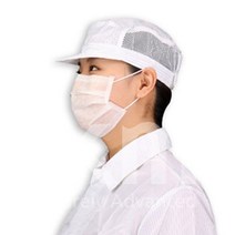 케이엠 방진 모자 제전모 무진모 크린룸 후드 C1, 핑크S