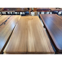 [우리목재] 오크 우드슬랩 원목식탁