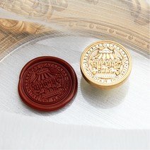 사자 실링왁스 스탬프 인장 도장 라이언 스탬프 편지 봉투 양각 포장 씰링 꾸미기 선물 밀랍, 회전목마
