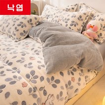 가정용 폴라폴리스 이불커버 기숙사 싱글 코랄 이불커버, 이불 커버 6