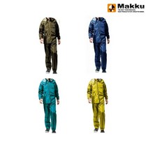 MAKKU AS-5100방수낚시복 레인웨어 선상우의 루어비옷, 올리브그린L-003827