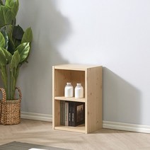 제이드 가구 두께 2.4cm 공간박스 2단 3단 4단 수납장 국산 우수한자재 낮은 책장 책꽂이, 2단 폴리