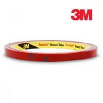 오르내르 3M 자동차용 아크릴 양면 폼 테이프 회색 8mm x 1.5M 5069/3M테이프/3M양면테이프/차량용테이프/몰딩양면테이프