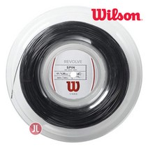 윌슨 WRZ906900 리볼브17 1.25 200m BK 테니스스트링, 단품