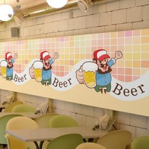 아트박스/꾸밈 ij313-맥주아저씨2_가로형뮤럴시트지_뮤럴시트지, ij313-맥주아저씨2 A타입