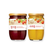 복음자리 딸기잼640g+사과잼480g, 1세트
