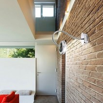 망고 LED 벽등 (3W 자바라타입), 크롬(전구 하얀빛)