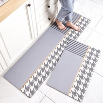 모던 주방 발매트 북유럽 디자인 싱크대매트 소형 45x75, 단품