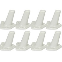 삼각조립발 125mm 협탁 폴딩박스 가구다리 8개입, 화이트